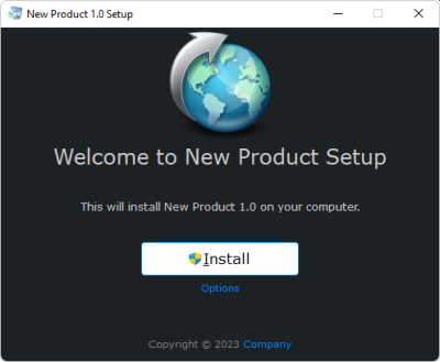 Screenshot of the application Actual Installer - #1