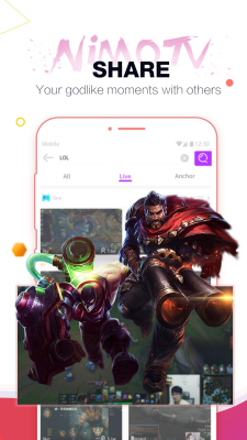 Screenshot of the application Nimo TV for Streamer - #3