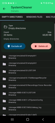 Screenshot of the application SD Maid 2/SE - #3