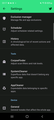 Screenshot of the application SD Maid 2/SE - #7