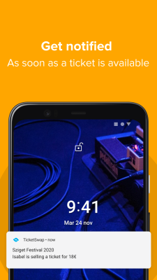 Screenshot of the application TicketSwap - #2