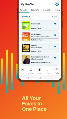 Screenshot of the application CBC Listen - #4