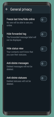 Screenshot of the application JTWABusiness+ - #2