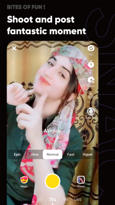 Screenshot of the application SnackVideo - #3