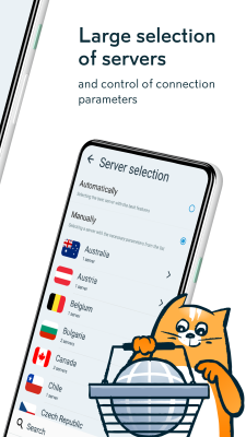 Screenshot of the application hidemy.name VPN - #3