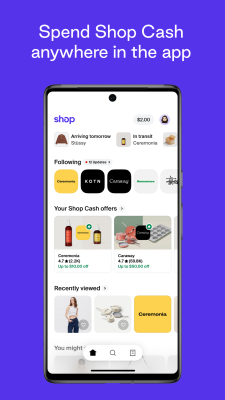 Screenshot of the application Shop - #3