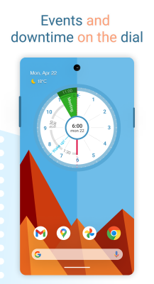 Screenshot of the application Sectograph - #2