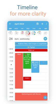 Screenshot of the application Sectograph - #7