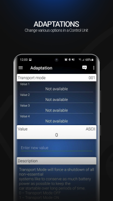 Screenshot of the application OBDeleven VAG car diagnostics - #3