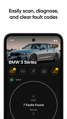 Screenshot of the application OBDeleven - #1