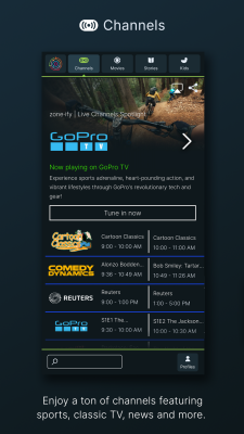 Screenshot of the application zone·ify - #2