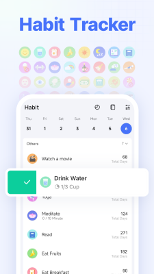 Screenshot of the application TickTick - #6