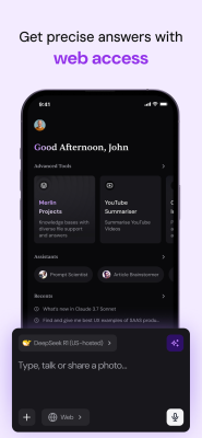 Screenshot of the application Merlin AI - #3