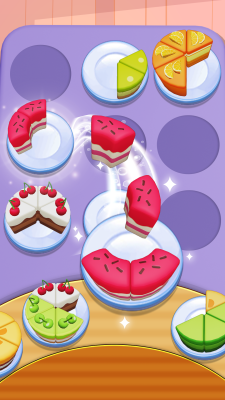 Screenshot of the application Cake Sort - #1