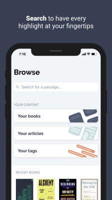 Screenshot of the application Readwise - #4