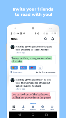 Screenshot of the application Glose - #1