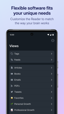 Screenshot of the application Readwise Reader - #6