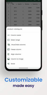 Screenshot of the application Smart CSV - #8