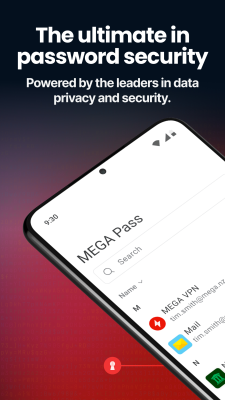 Screenshot of the application MEGA Pass Password Manager - #1