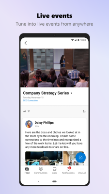 Screenshot of the application Viva Engage - #4