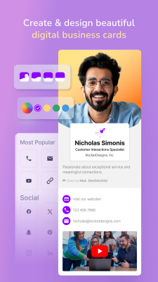 Screenshot of the application HiHello - #2