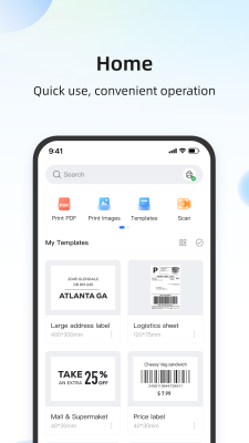 Screenshot of the application Labelife - #2