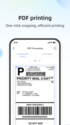 Screenshot of the application Labelife - #3