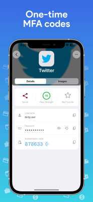 Screenshot of the application One Key - #3