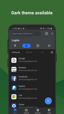 Screenshot of the application RoboForm Password Manager - #7