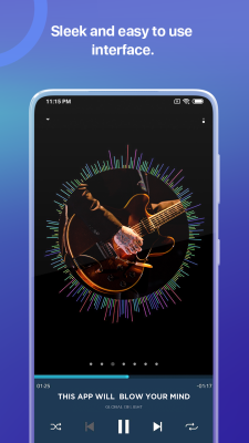 Screenshot of the application Boom: Bass Booster & Equalizer - #4