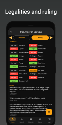 Screenshot of the application ManaBox - #8
