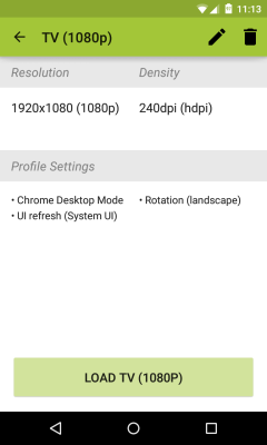 Screenshot of the application SecondScreen - #2