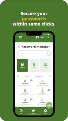 Screenshot of the application AxCrypt - #6