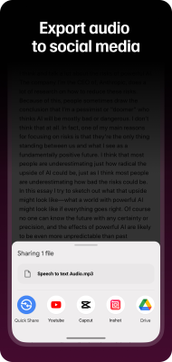 Screenshot of the application ElevenLabs: AI Voice Generator - #3