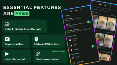 Screenshot of the application CrookCatcher - #2