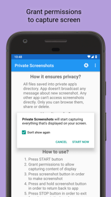 Screenshot of the application Private Screenshots - #1
