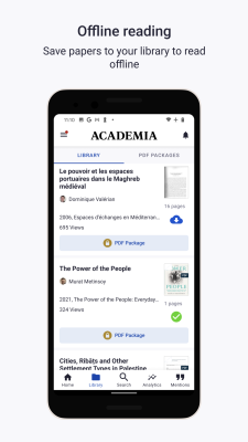 Screenshot of the application Academia.edu - #2
