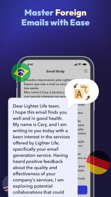 Screenshot of the application Xemail - #3
