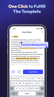 Screenshot of the application Xemail - #5