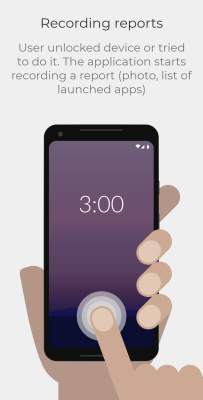 Screenshot of the application WTMP — Who touched my phone? - #2