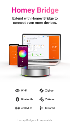 Screenshot of the application Homey - #7