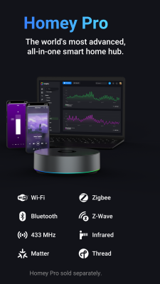 Screenshot of the application Homey - #8