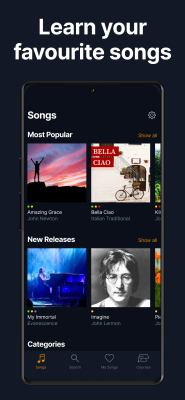 Screenshot of the application flowkey - #2