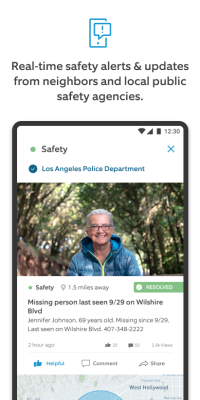 Screenshot of the application Neighbors by Ring - #2