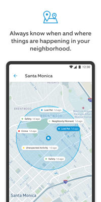 Screenshot of the application Neighbors by Ring - #4