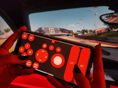 Screenshot of the application Remote Gamepad - #1