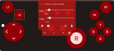 Screenshot of the application Remote Gamepad - #3