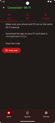 Screenshot of the application Remote Gamepad - #6