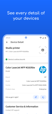 Screenshot of the application Fing - #2