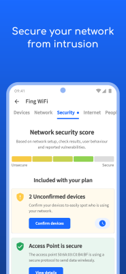 Screenshot of the application Fing - #3